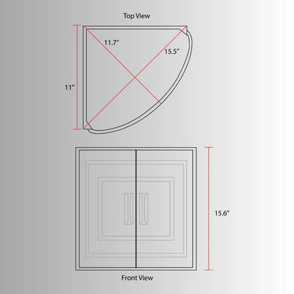Diamond Corner Cabinet
