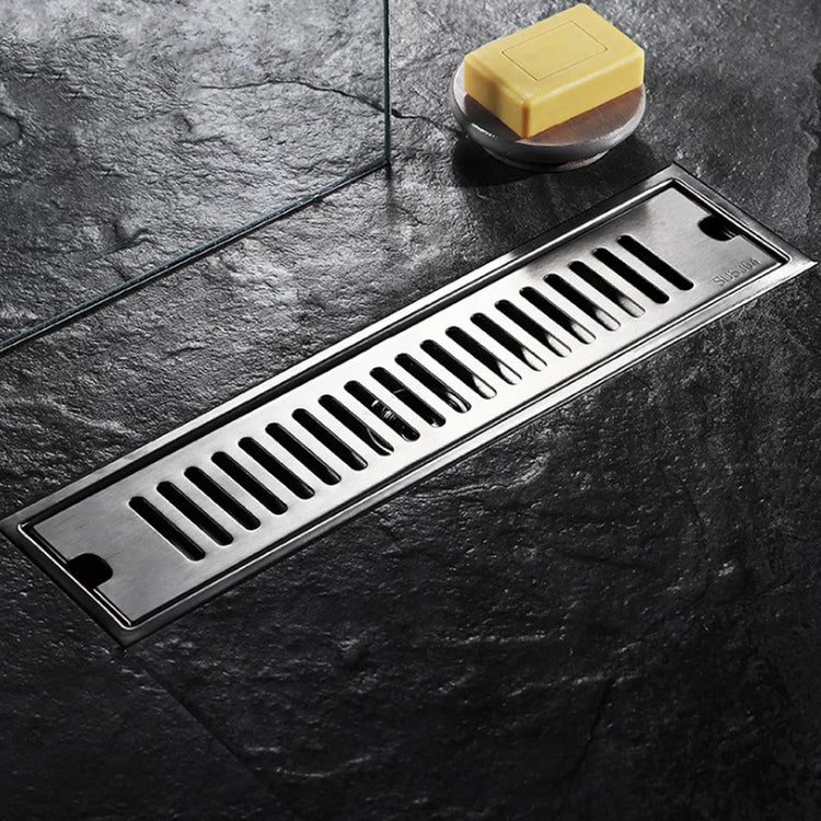 Linear Floor Drain - Matt Silver - 304