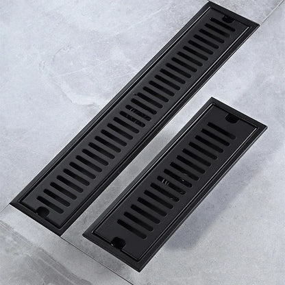 Linear Floor Drain - Matt Black - 304