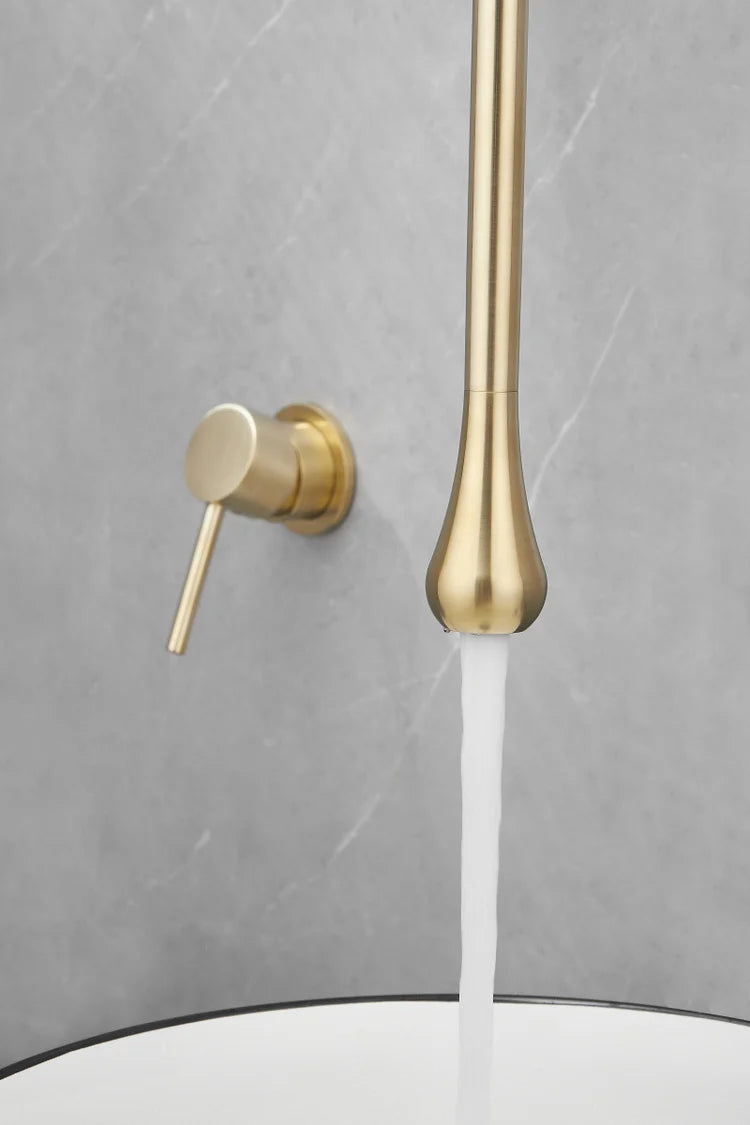Luxury Ceiling Drop Brass Basin Faucet