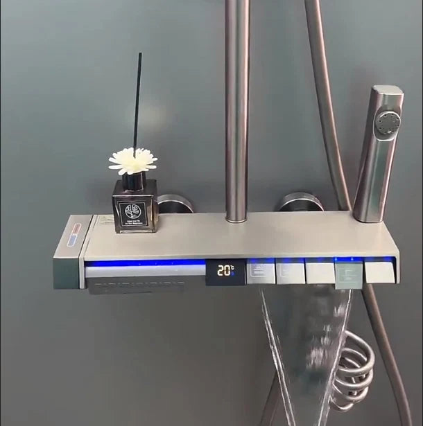 🚿 Titanium Flow – Gun Grey Edition