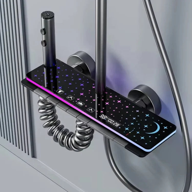 Moonlight Crystal Piano Shower Set