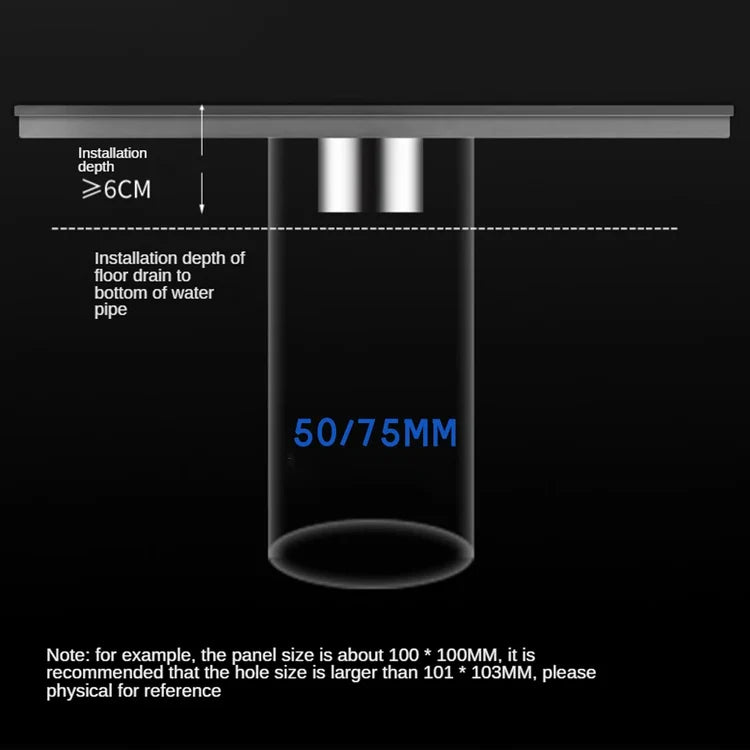Linear Floor Drain - Matt Silver - 304
