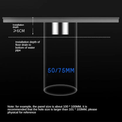 Linear Floor Drain - Matt Silver - 304