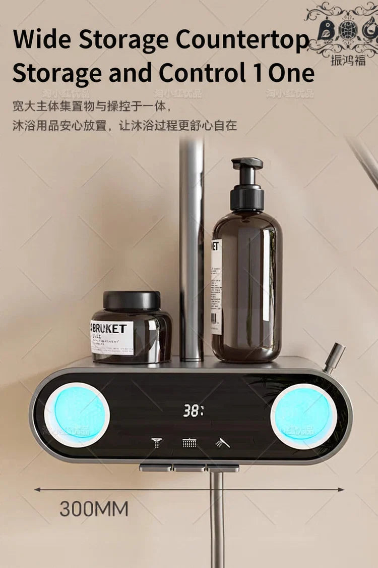 Spaceship Design LED Bathset