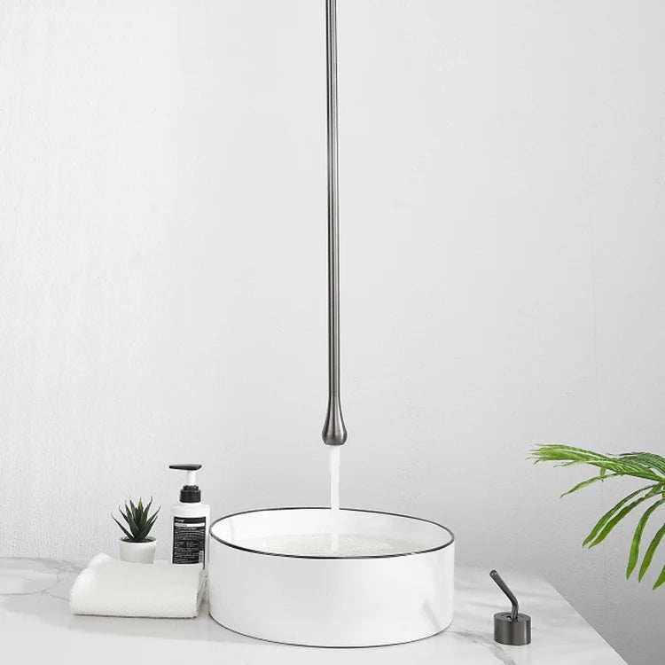 Luxury Ceiling Drop Brass Basin Faucet