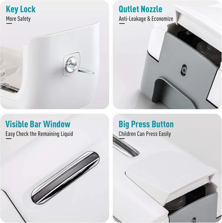 Premium Soap & Sanitizer Dispenser - Commercial