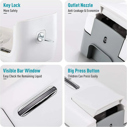 Premium Soap & Sanitizer Dispenser - Commercial