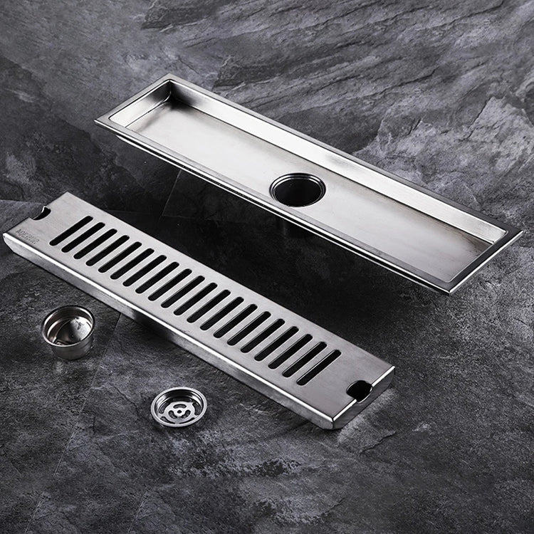 Linear Floor Drain - Matt Silver - 304