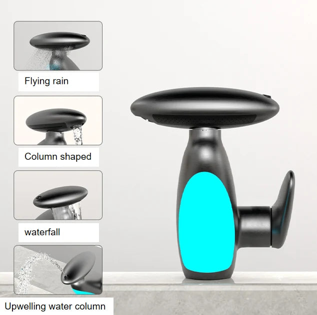 Penguin Pull-Out LED Basin Faucet