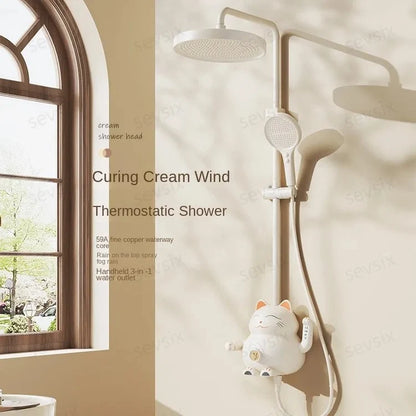 Fortune Cat Kids Bath Toy Shower Set