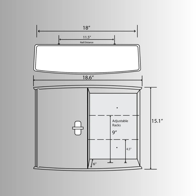 Classic Straight Cabinet