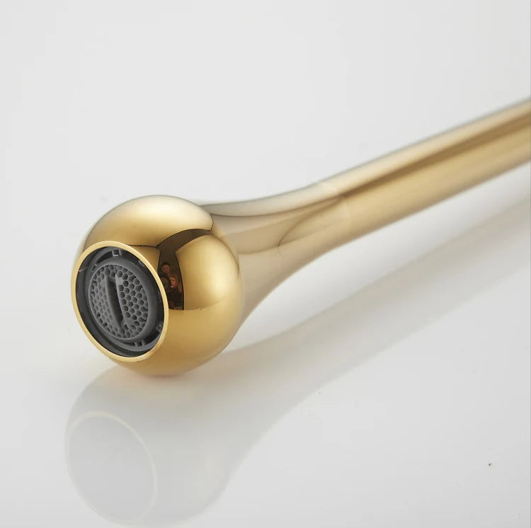 Luxury Ceiling Drop Brass Basin Faucet